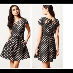Maeve Anthropologie polka dot dress w/POCKETS